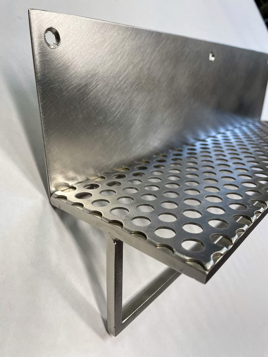 STEEL SHOWER SHELF, Modern Stainless Steel Shelf, Minimal Steel Shelf for Shower