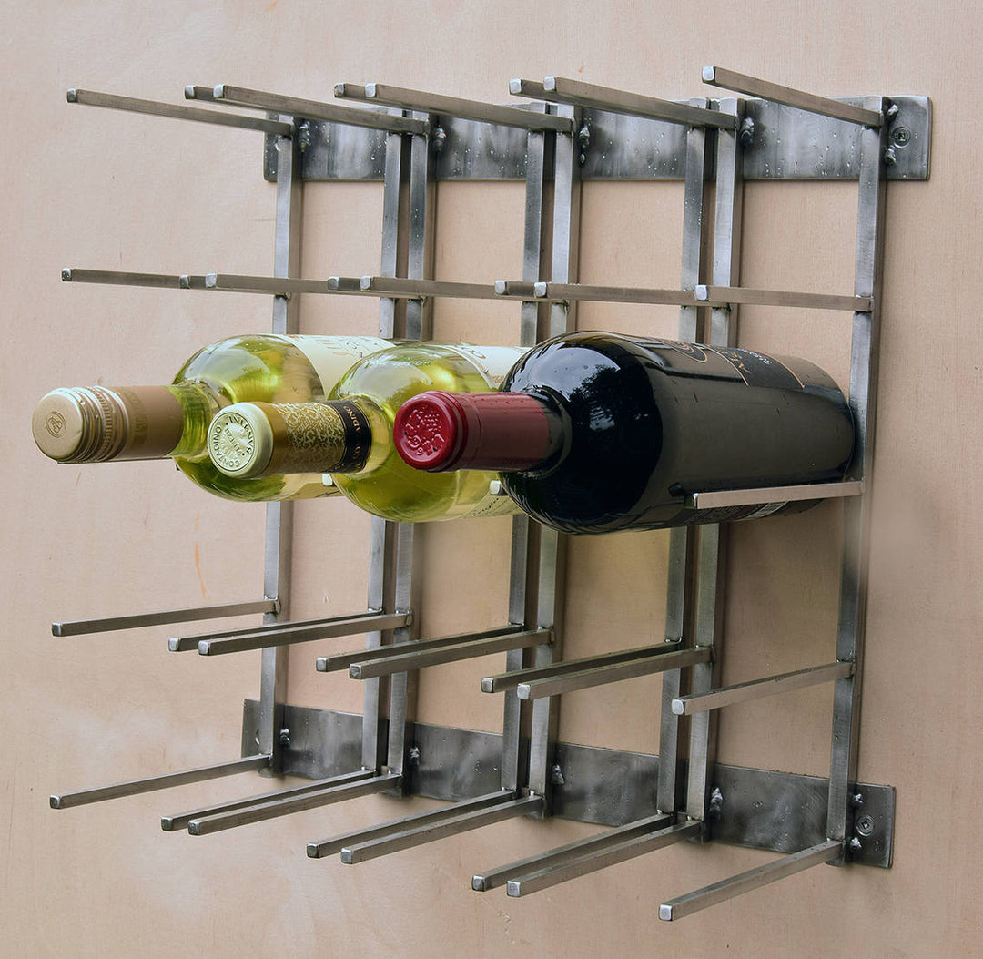 Wine Rack, Industrial Feel