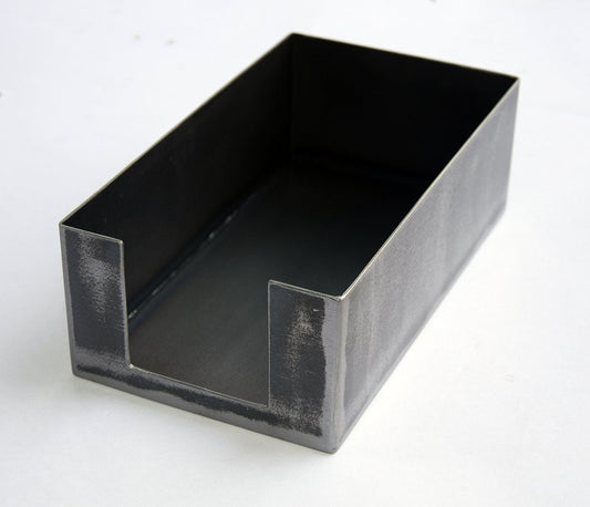 Raw Steel Steel Napkin Holder