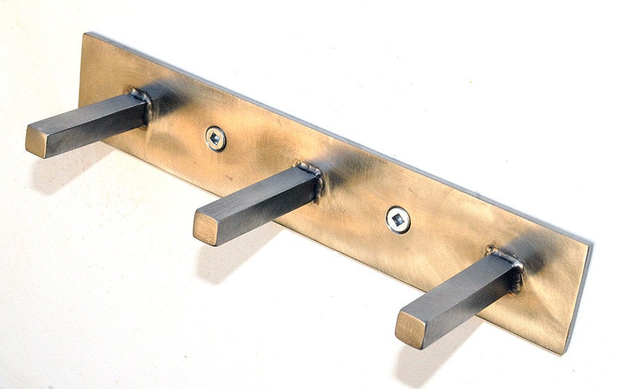 Towel Hook Rack Triple hooks for Modern Bath Kitchen