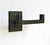 Double Steel Robe / Towel Hook 2 x 2 Series, Steel Wall Hook for Kitchen or Bath