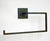Steel Towel Holder for Kitchen or Bath 2 x 2 Style , Modern and Minimal towel rack, Rectangular open form