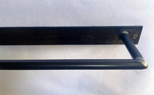 Steel towel rack