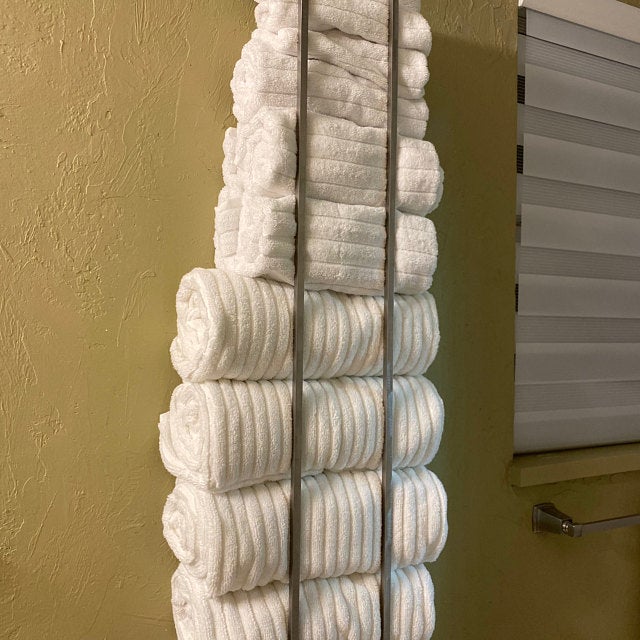 Stainless steel towel rack