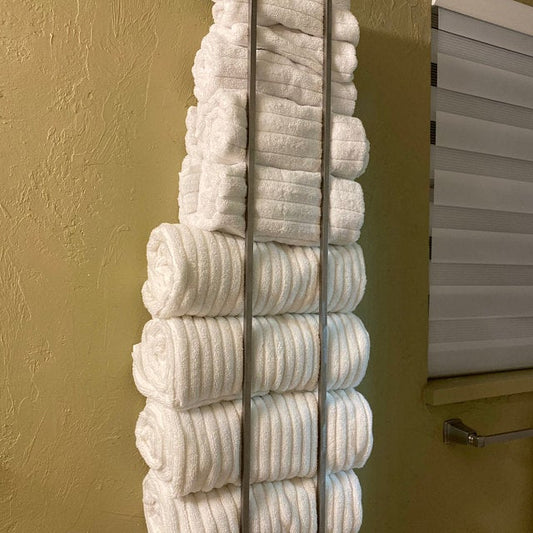 Stainless steel towel rack
