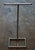 Free Standing Double Steel Toilet paper holder, Floor Standing 2 Roll Toilet Paper Rack