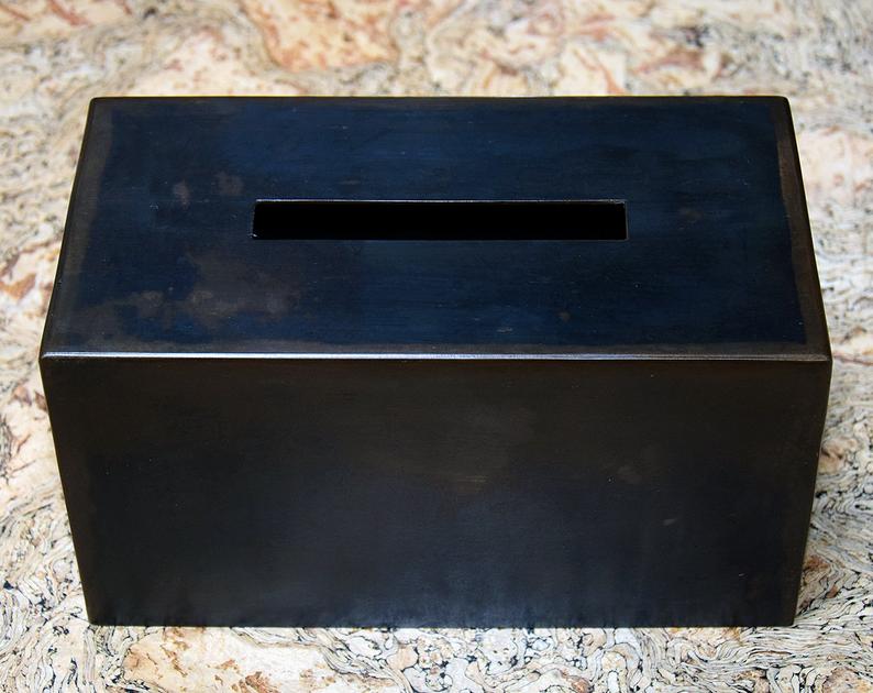 Industrial Steel Tissue Box Cover