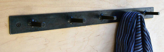  steel hat / coat rack