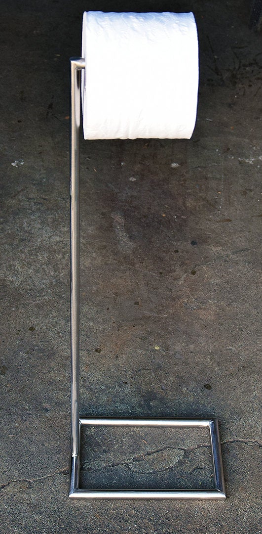 freestanding toilet paper holder