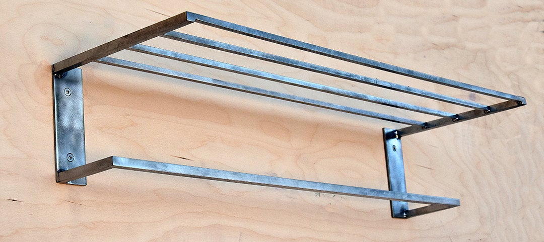 Towel Rack with Shelf #1