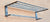 Steel Bathroom / Kitchen Shelf with Towel Rack, Modern Storage Shelf with Towel Rod