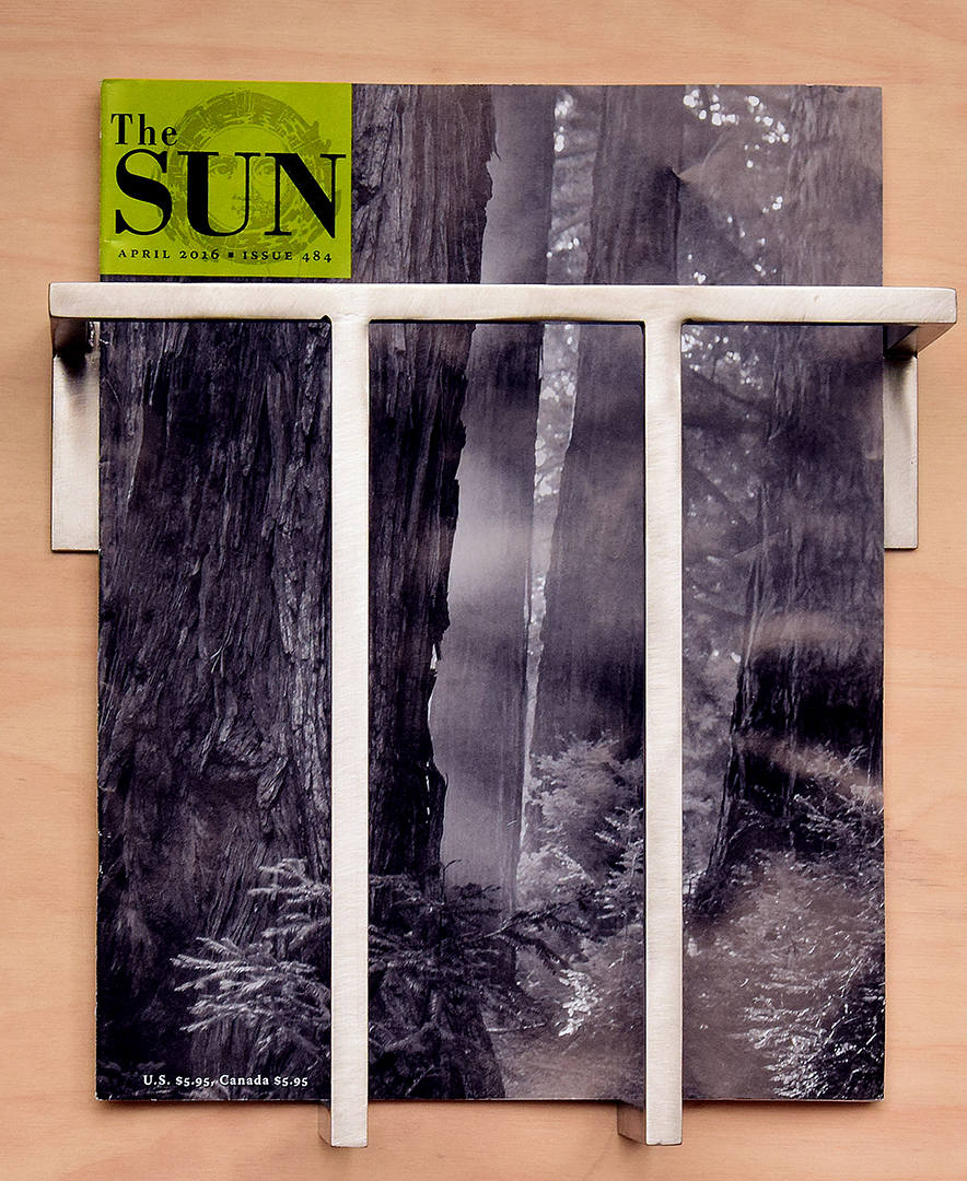 stainless steel magazine rack wall mounted