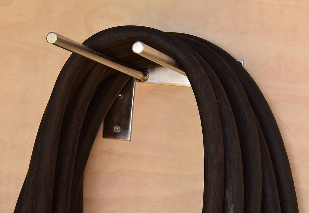 
 steel hose rack
