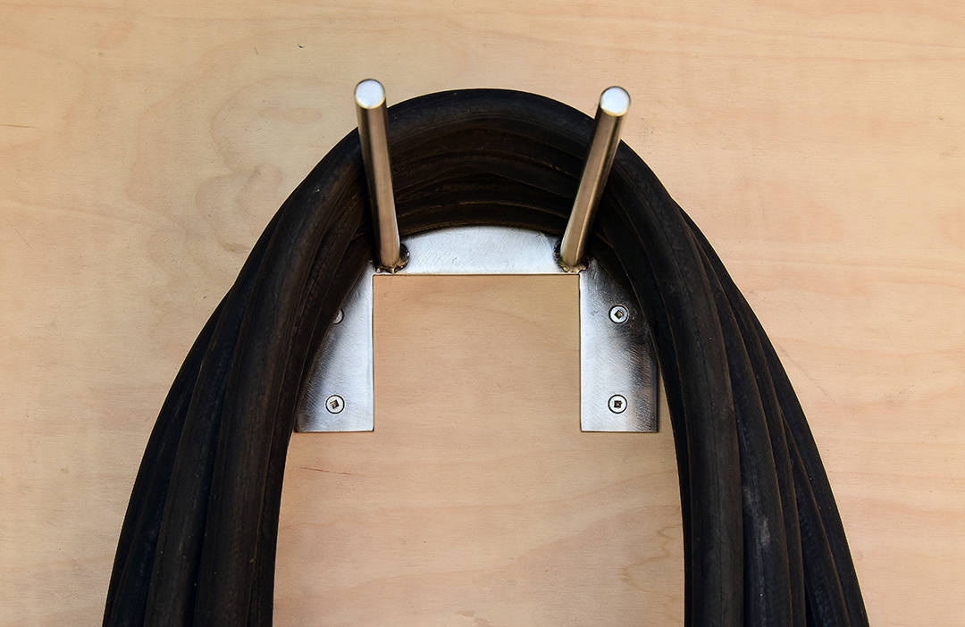 Garden Hose Rack #1 Stainless