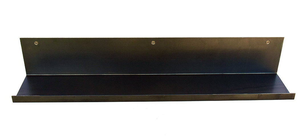 bent sheet steel shelf, kitchen or bathroom industrial style shelf