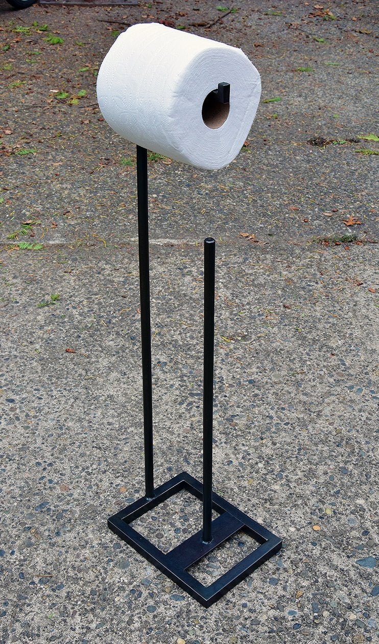 free standing toilet paper holder 
