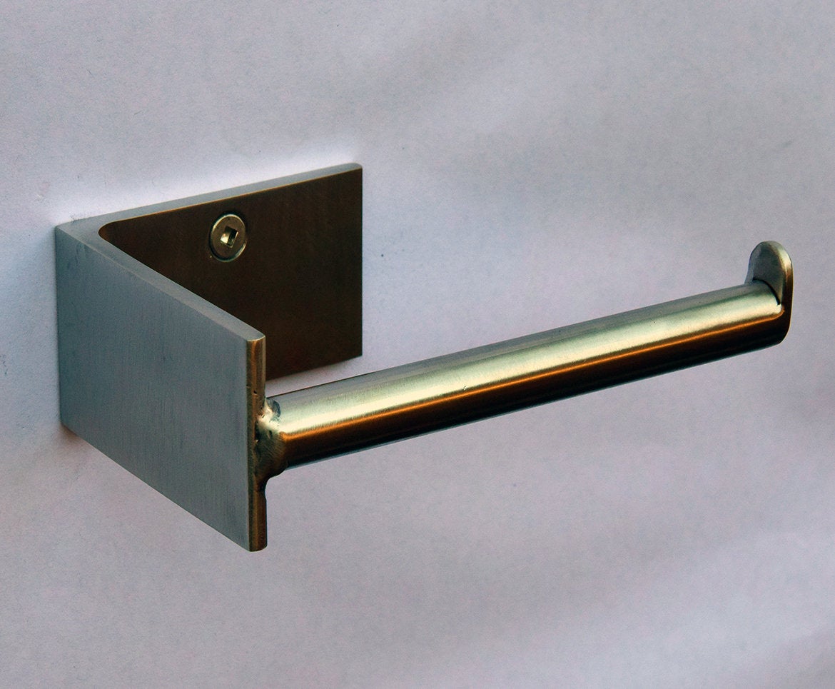 modern stainless steel toilet paper holder