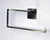 Steel Towel Holder for Kitchen or Bath 2 x 2 Style , Modern and Minimal towel rack, Rectangular open form
