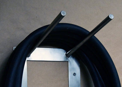 stainless steel garden hose rack