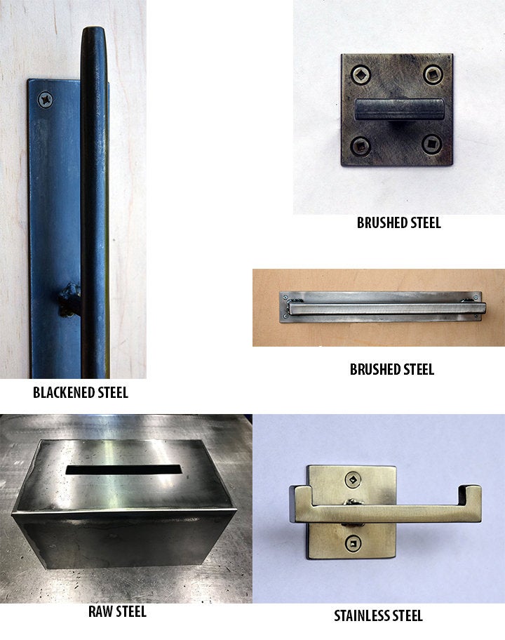 Modern Steel Shelf, Metal Shelf for Kitchen or Bath, Spice Rack for Kitchen