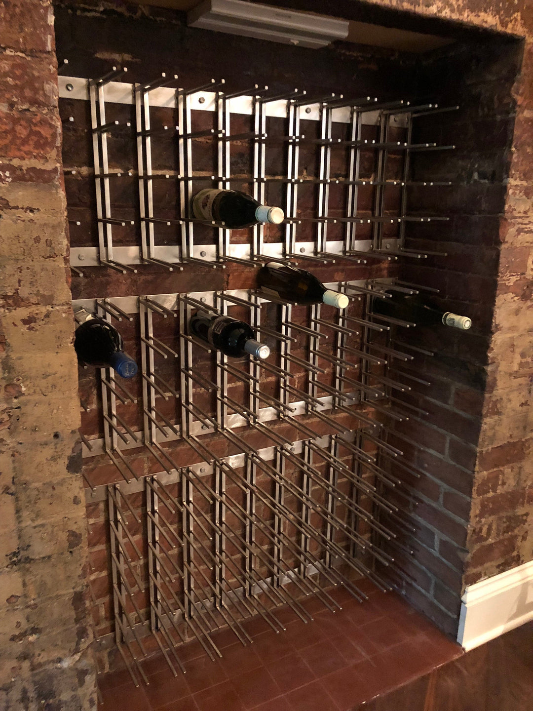 Wine Rack, Industrial Feel