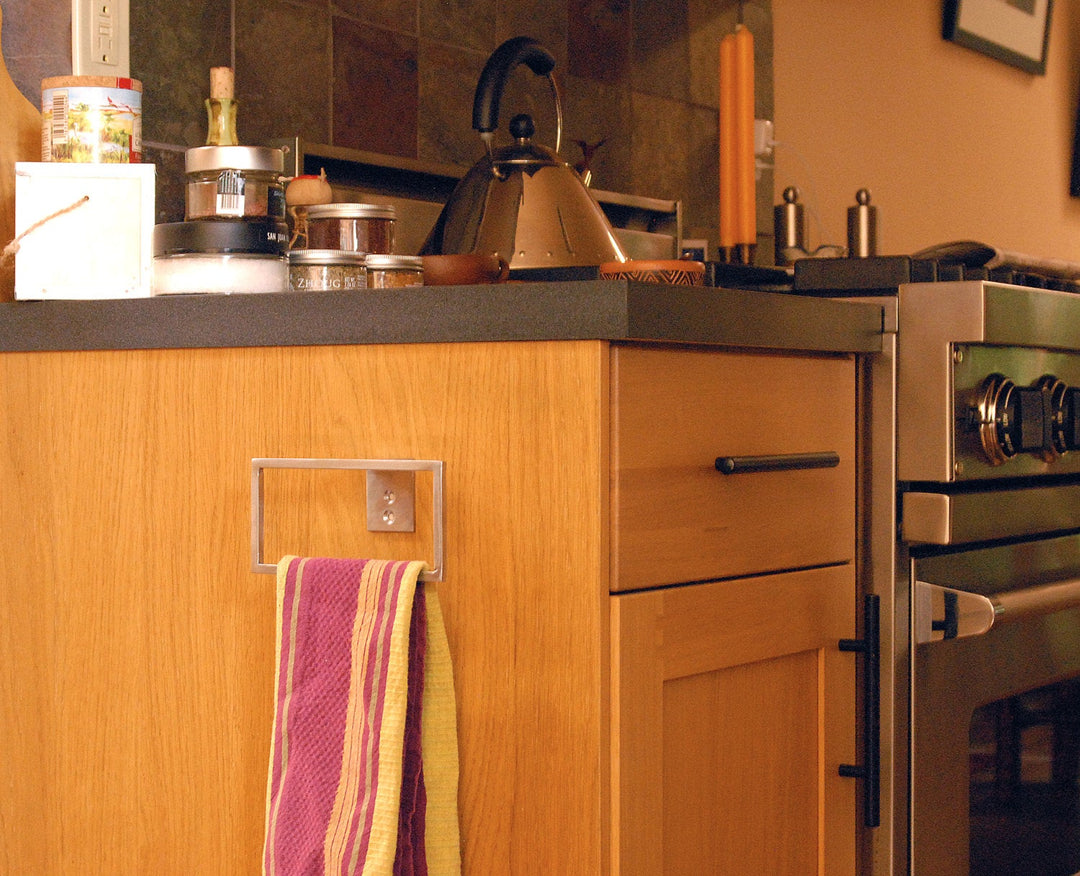 Rectangular Steel Towel Holder