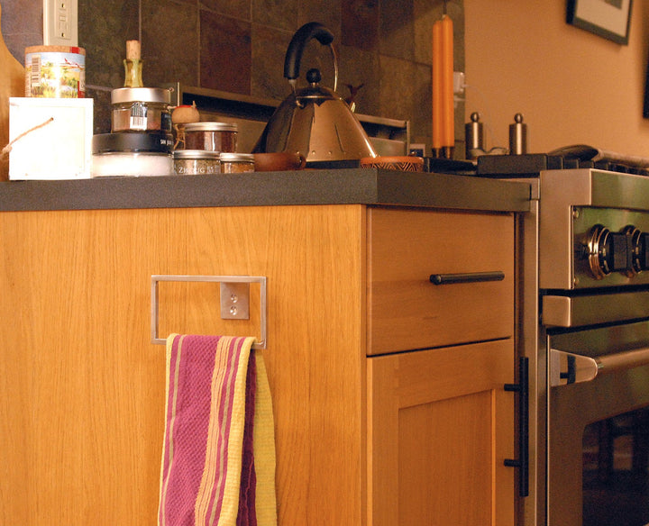 Rectangular Steel Towel Holder
