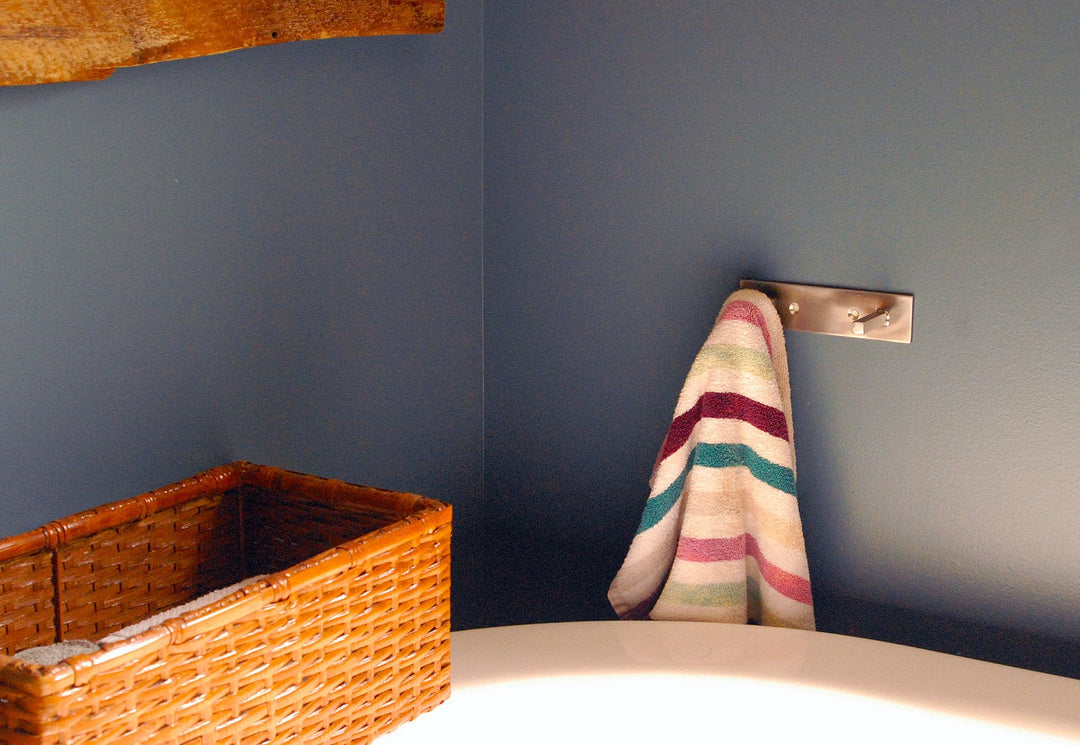 Towel Rack, Two Pegs, for Bath or Kitchen