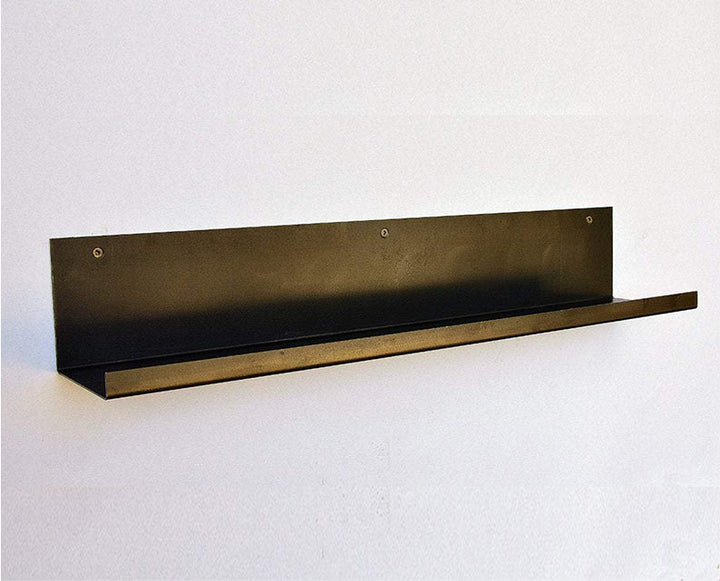 bent sheet steel shelf, kitchen or bathroom industrial style shelf