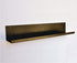 Bent Sheet Steel Shelf, Kitchen or Bathroom Industrial Style Shelf