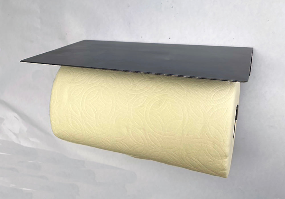 paper towel holder with steel shelf