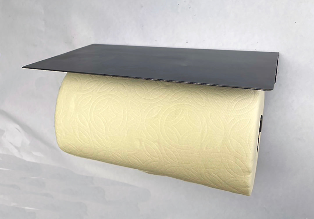  paper towel holder with steel shelf
